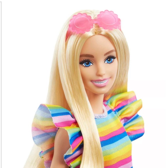 Barbie® Fashionistas Braces and Rainbow Dress Doll - Picture 3 of 6
